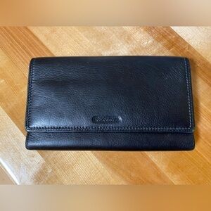 Vintage Fossil Wallet Black
